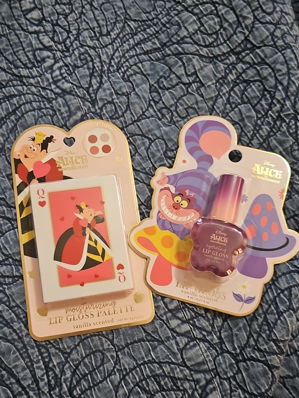 Disney Alice in Wonderland Lip Gloss Duo - Pink & Purple Shades